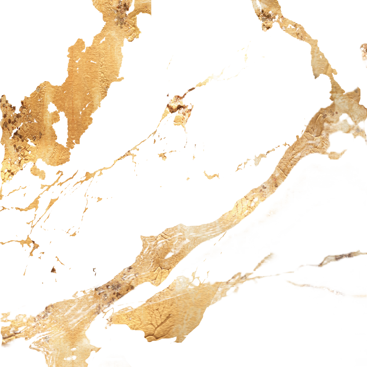 Shiny Gold Foil Paint Marble Texture